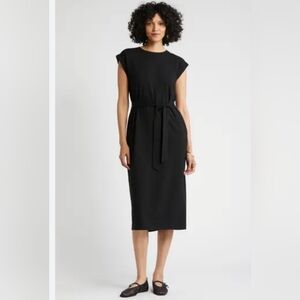 🆕️ Eileen Fisher Tie Waist Dress. Size: XXS.